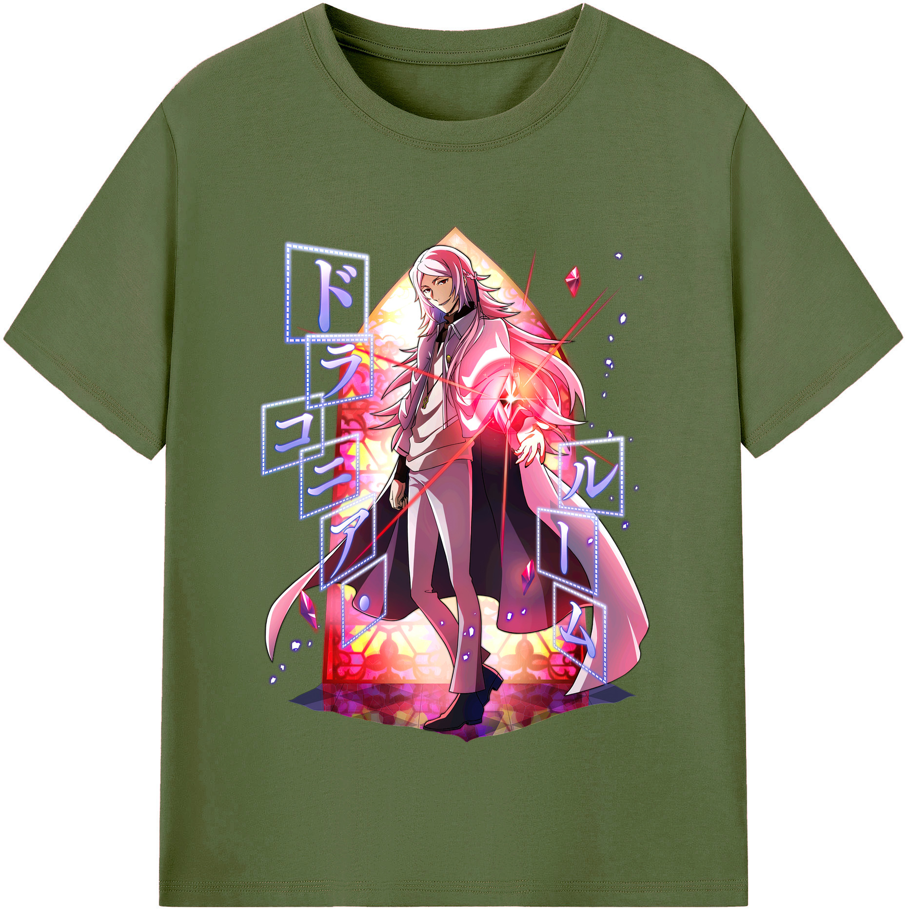 （画像用） 文豪ストレイドッグス Bungo Stray Dogs 綿100％半袖Tシャツ（フロントプリント）
